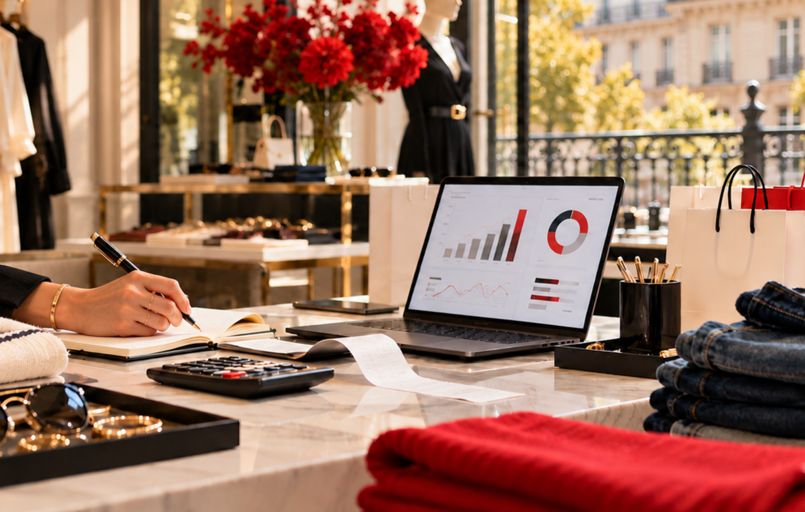 Boutique parisienne chic et créative